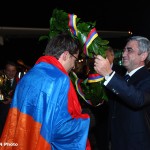 Նախագահականում ընդունելություն էր կազմակերպվել` ի պատիվ մեր օլիմպիական չեմպիոնների Նախագահականում ընդունելություն էր կազմակերպվել` ի պատիվ մեր օլիմպիական չեմպիոնների