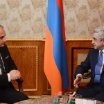 Սերժ Սարգսյանն ընդունել է Եվրոպական քաղաքացիական ավիացիայի կոնֆերանսի նախագահին