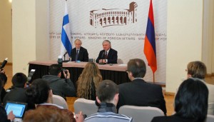 Minister Nalbandian meets with Finland FM 04.04.2012