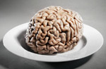 Human Brain on Plate