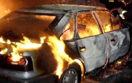 «Մերսեդես» մակնիշի ավտոմեքենան ամբողջությամբ այրվել է