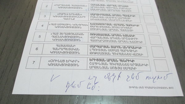 ՀՀԿ-ի մեկ ձայնը կորել է, հանձնաժողովականները չեն գտնում