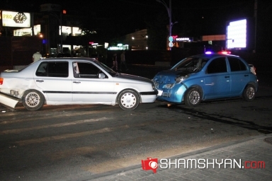 Երևանում կին վարորդների ավտոմեքենաները բախվել են. վթարի վայրում հայհոյանքներ ու սպառնալիքներ հնչեցին