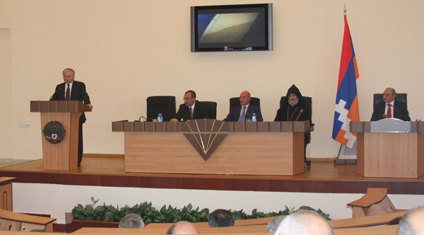 ԼՂՀ խորհրդարանում տեղի է ունեցել հանդիսավոր նիստ՝ ԼՂՀ ԱԳՆ 20-ամյակի կապակցությամբ