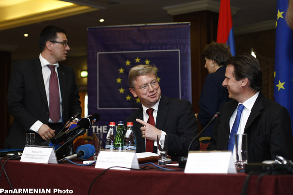 Շտեֆան Ֆյուլե. ԵՄ-ն Հայաստանի առջեւ ընտրության հարց չի դնում, ավելին, խրախուսում է այլ համագործակցությունները
