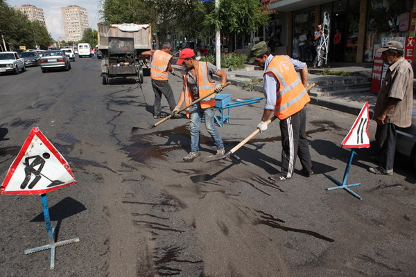 Վերանորոգվել է շուրջ 150 հազար քմ ասֆալտբետոնե ծածկ