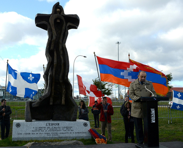 Կանադայում բացվեց Հայոց ցեղասպանության զոհերի հիշատակին նվիրված հուշարձան