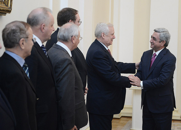 Սերժ Սարգսյանն ընդունել է ՀՀ ԱԺ և ՌԴ Դաշնային ժողովի միջև համագործակցության միջխորհրդարանական հանձնաժողովի պատվիրակությանը