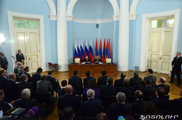 Սերժ Սարգսյանի և Վ. Պուտինի ասուլիսն ամբողջությամբ (Տեսանյութ)