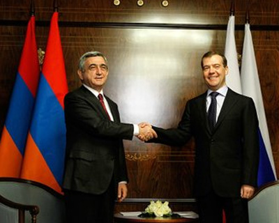 Սերժ Սարգսյանը շնորհավորել է Ռուսաստանի կառավարության նախագահ Դմիտրի Մեդվեդևին՝ ծննդյան օրվա առթիվ