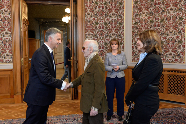 Դեսպան Շառլ Ազնավուրը մասնակցել է Շվեյցարիայի նախագահի ամանօրյա ընդունելությանը