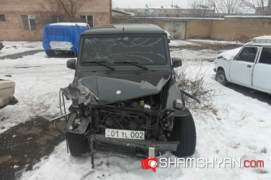 31 ամյա վարորդը Mercedes G500-ով բախվել է 06-ին ու 07-ին, այնուհետև վրաերթի ենթարկել հետիոտնին. shamshyan.com