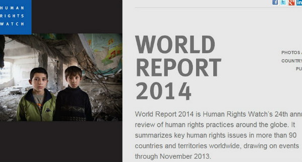 Human Rights Watch-ի 2014թ. զեկույցը. Հայաստան