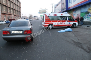 Մահվան ելքով վրաերթ Սեբաստիա փողոցում՝ «Երևան Սիթի»-ի դիմաց. shamshyan.com