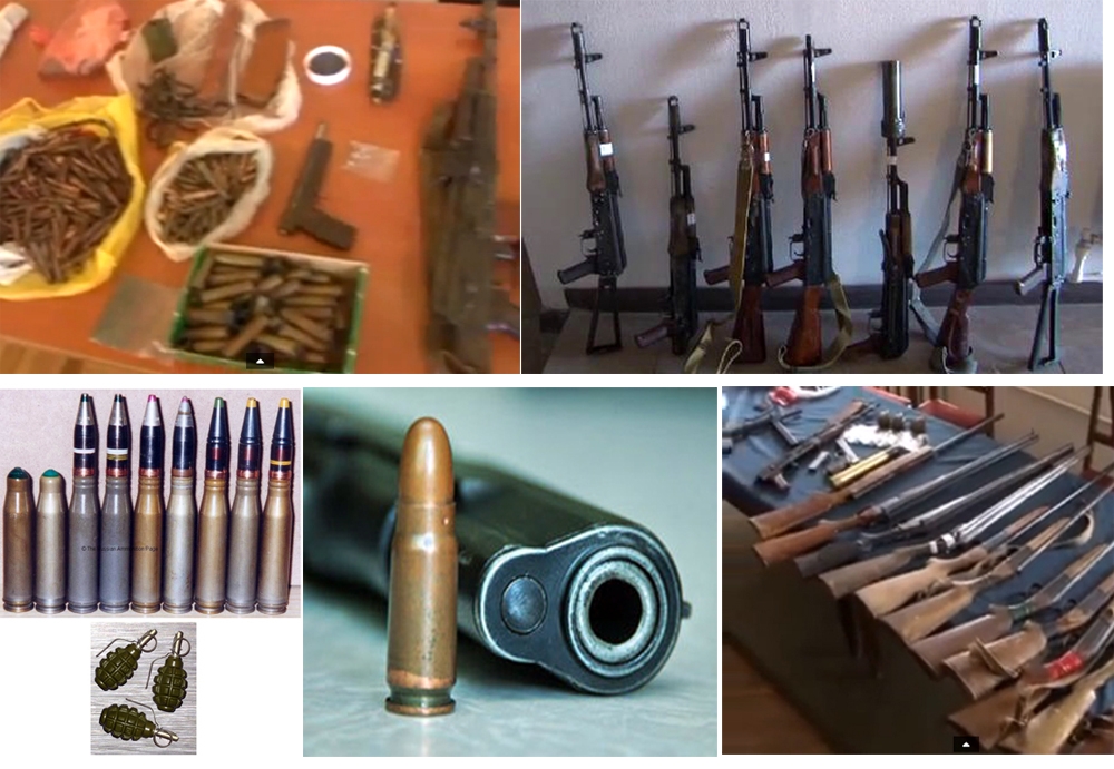 Գյումրիում ՌԴ քաղաքացու մոտից մեծ քանակությամբ զենք-զինամթերք են հայտնաբերել