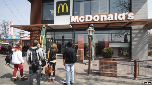 «ՄըքԴոնալդս»-ը Ղրիմում փակել է իր ռեստորանները. «Ամերիկայի ձայն»