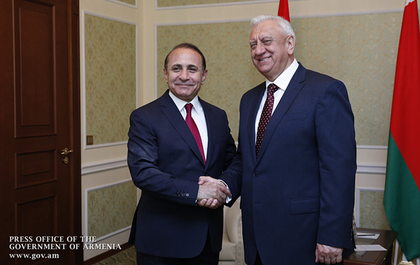 Հայաստանի վարչապետն առանձնազրույց է ունեցել Բելառուսի վարչապետի հետ