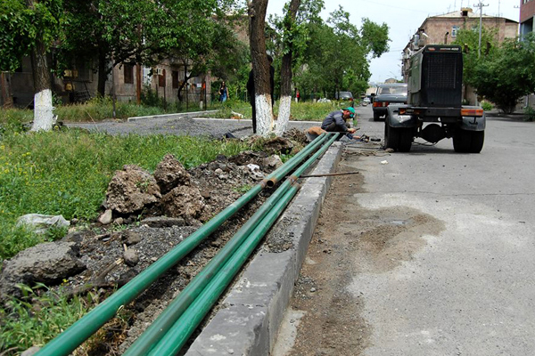 Շարունակվում են ոռոգման ցանցերի անցկացման աշխատանքները