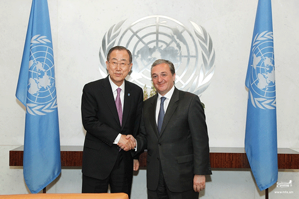ՄԱԿ-ում ՀՀ մշտական ներկայացուցիչ Զոհրաբ Մնացականյանն իր հավատարմագրերը հանձնեց ՄԱԿ-ի Գլխավոր քարտուղարին