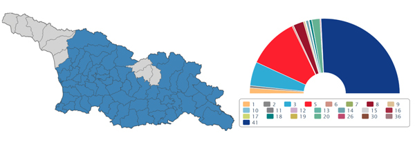 Վրաստանում կայացել են Տեղական ինքնակառավարման մարմինների  ընտրությունները