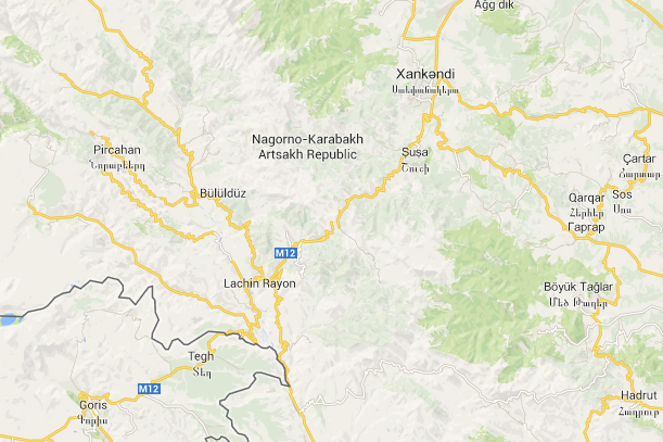 Ադրբեջանցիները բողոքում են. Գուգլի քարտեզում Ղարաբաղը նշված է «Արցախի Հանրապետություն». Asbarez