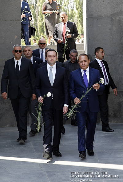 Վրաստանի վարչապետի գլխավորած պատվիրակությունը ժամանել է Երևան