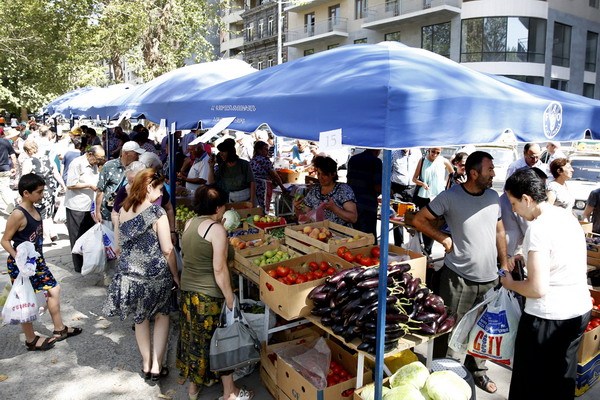 Շարունակվում են բացօթյա ապօրինի առևտրի դեմ ձեռնարկվող միջոցառումները