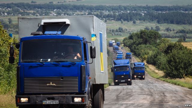 Ռուսական բեռնատարները առանց թույլտվության մտան Ուկրաինա. «Ազատություն» ռադիոկայան