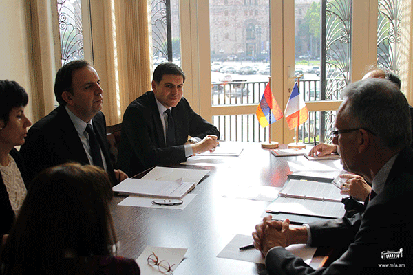 Քաղաքական խորհրդակցություններ Հայաստանի և Ֆրանսիայի արտաքին քաղաքական գերատեսչությունների միջև
