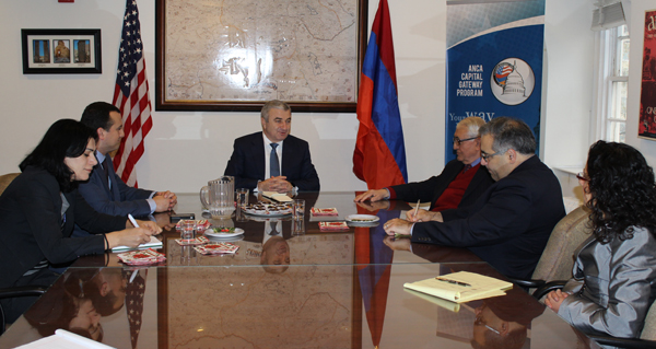 ԼՂՀ ԱԺ նախագահը հանդիպել է ԱՄՆ հայկական կառույցների ղեկավարների հետ
