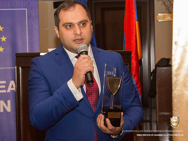 ՀՀ փաստաբանների պալատը արժանացել է «Տարվա քաղաքացիական հասարակության կազմակերպություն» մրցանակի