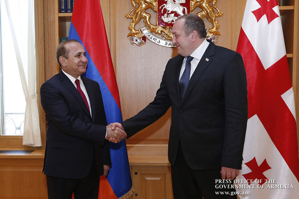 Հայաստանի վարչապետը հանդիպել է Վրաստանի նախագահին