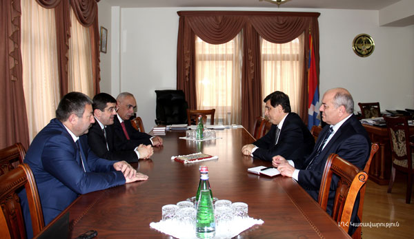 Արցախի վարչապետն ընդունել է Արմեն Երիցյանին