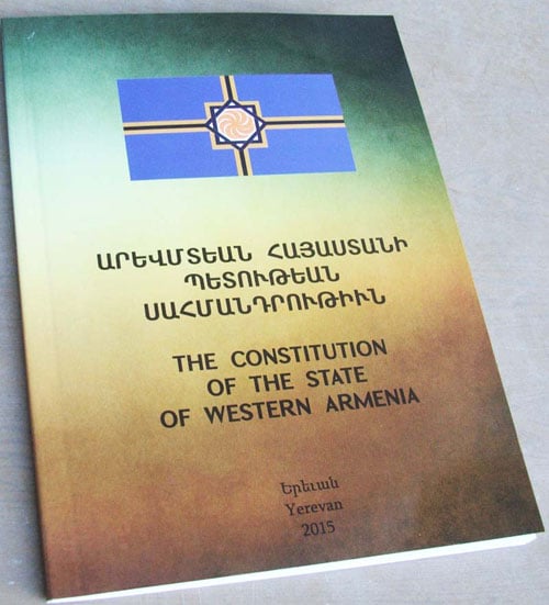 Լույս է տեսել Արեւմտյան Հայաստանի Սահմանադրությունը