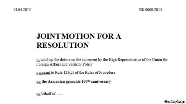 ԵՄ-ի խորհրդարանը Թուրքիային կոչ է անում ճանաչել Հայոց ցեղասպանությունը. «Ազատություն»