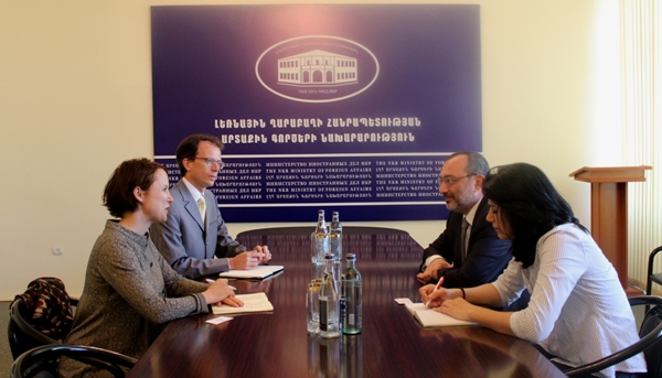 ԼՂՀ արտաքին գործերի նախարարն ընդունել է Կարմիր Խաչի Միջազգային Կոմիտեի ներկայացուցչին