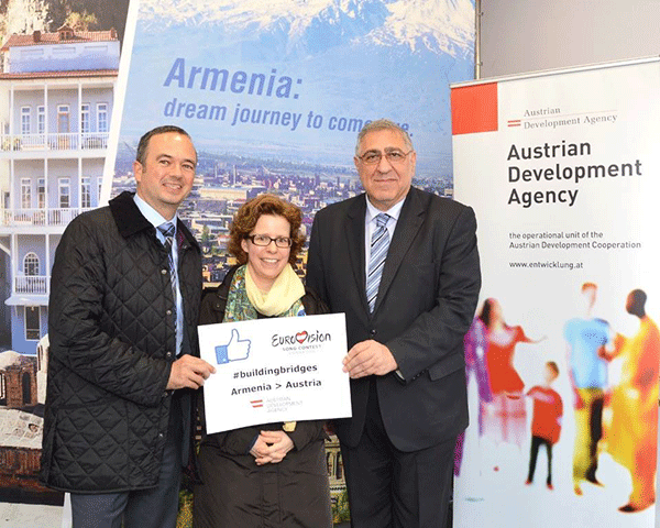 «Եվրատեսիլ-2015» մրցույթի շրջանակներում հայկական տաղավար Վիեննայում