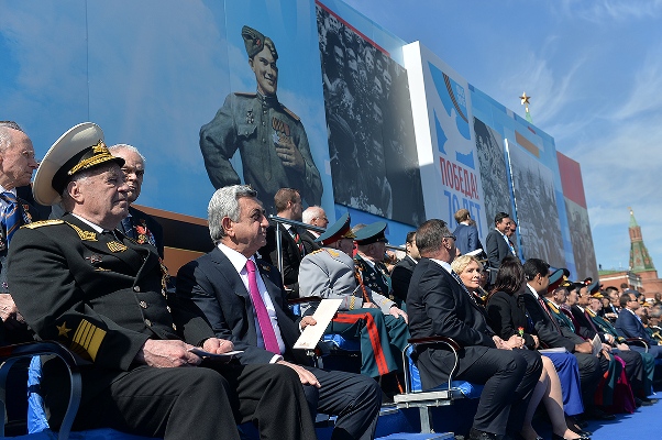 Սերժ Սարգսյանն Մոսկվայում մասնակցել է Հայրենական մեծ պատերազմում հաղթանակի 70-րդ տարեդարձին նվիրված տոնական միջոցառումներին