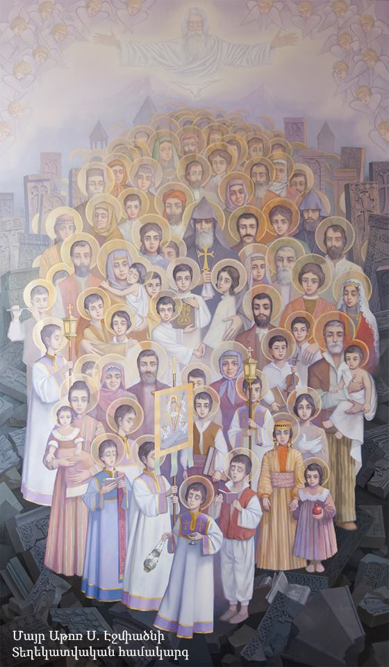 Հայոց Ցեղասպանության ս. նահատակների սրբապատկերը  կտարվի տարբեր եկեղեցիներ