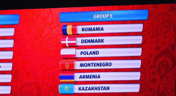 Հայաստանը 2018 թ. աշխարհի առաջնությունում կմեկնարկի Դանիայի հետ արտագնա խաղով