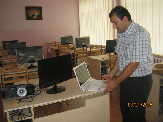 Նոր համակարգչային դասարան Իջևանի թիվ 1 դպրոցում