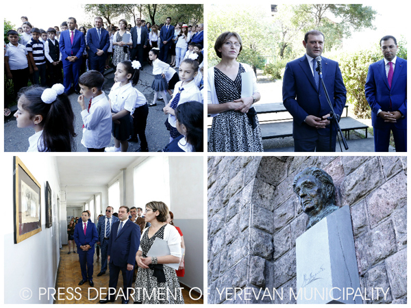 Բացվել է Հակոբ Կոջոյանի դիմաքանդակը