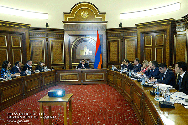Կառավարությունում քննարկվել է Հայաստանի տնտեսության և ենթակառուցվածքների զարգացման ծրագիրը