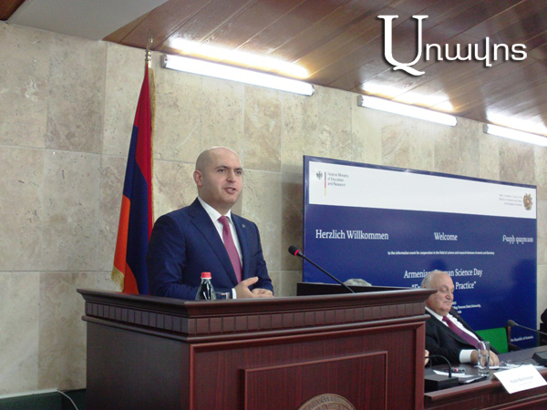 Աշոտյանը՝ գերմանացիներին. «Տարոսը Հայաստանին եւ ԼՂՀ-ին» (Տեսանյութ) 