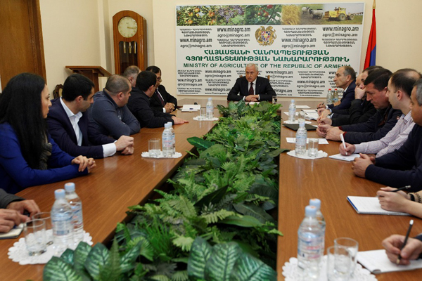 ՀՀ գյուղատնտեսության նախարարը հորդորել է գյուղմթերք արտահանող ընկերություններին ավելացնել դեպի ՌԴ արտահանման ծավալները