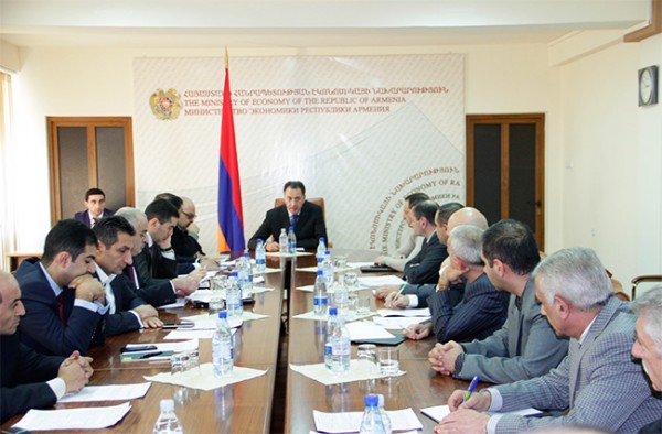 Էկոնոմիկայի նախարարությունում կայացել է մետաղական հանքավայրեր շահագործող ընկերությունների խնդիրներին նվիրված խորհրդակցություն