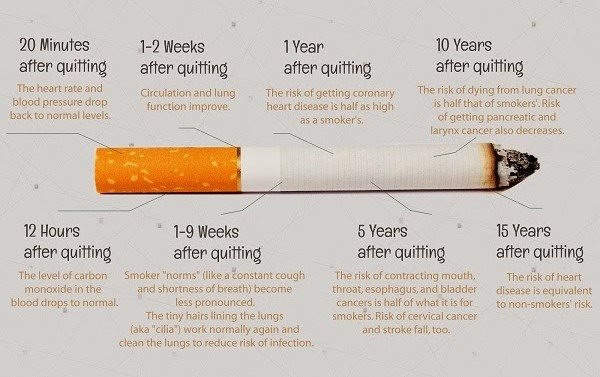Ի՞նչ է կատարվում ձեր օրգանիզմում, երբ դուք թողնում եք ծխելը