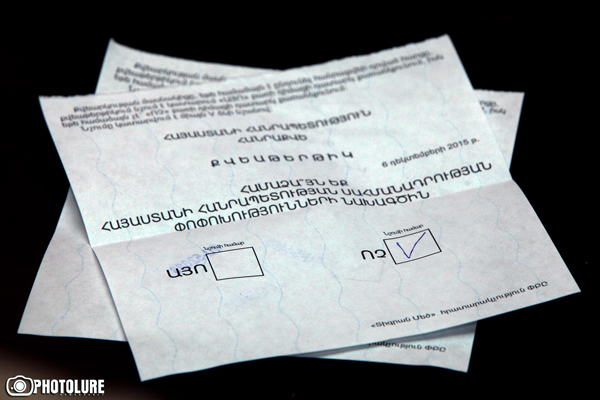 Արտահերթ ընտրությունները կանցկացվեն առանց գրիչների.  ոչ մի նշում քվեաթերթիկում չի կատարվելու