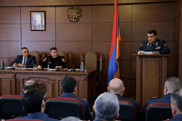 Վլադիմիր Գասպարյանը դրական է գնահատել ոստիկանության Երևան քաղաքի վարչության աշխատանքը