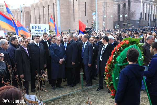 ՀԱԿ-ն առաջարկում է Մարտի 1-ը նշել որպես 2008թ. մարտի 1-ի զոհերի հիշատակի եւ պետական ահաբեկչության ու բռնաճնշումների դեմ համազգային բողոքի օր